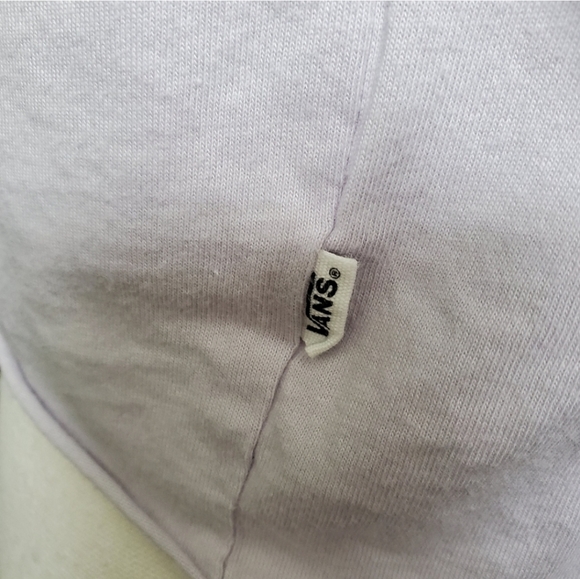 Vans Off the Wall LS Cropped Light Lavender T-Shirt - Picture 7 of 8